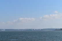 View of Cobh Harbor.